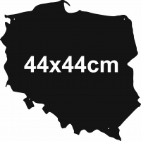 Tablica magnetyczna Mapa Polski 44x44cm